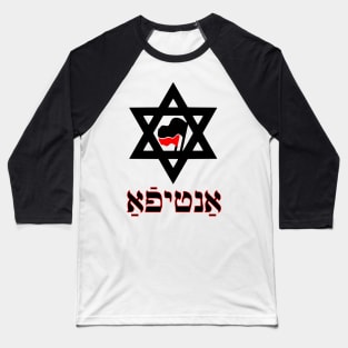 Antifa (Yiddish) Baseball T-Shirt